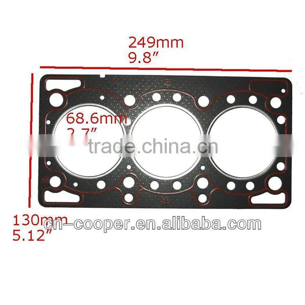 Kazuma Mammoth 800cc Cylinder Head Gasket,also Fit for Suzuki 0.8L 3 Cylinder Engine