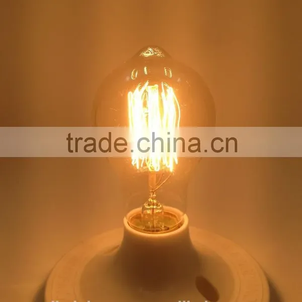 A19 110/220V 40W Amber Edison Incandescent Lamp E26/E27 photo-4