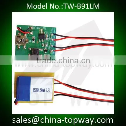 Rechargeable Led Light Pcb Assembly With Polymer Lithium Battery