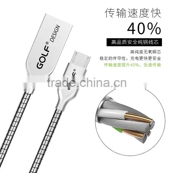 2016 Newest Zinc Alloy Micro USB Cable Data Sync Charger Cable Fashinonal Design Wholesale photo-4