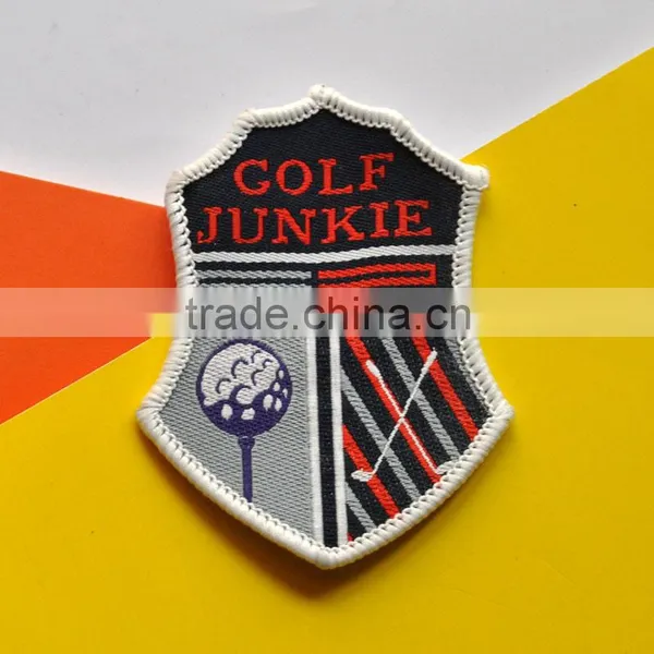 colorful garment woven patch, embroidered patch,woven label