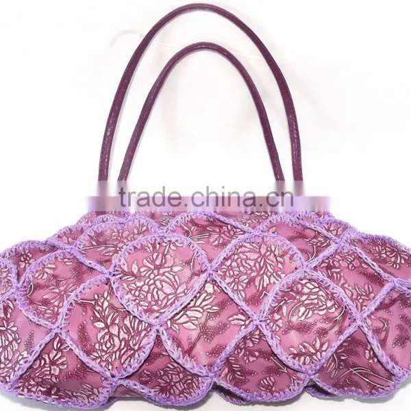 New Fancy Style Ladies Crochet Bag Pattern Large Size Stylish Cheap Fashion Handbag photo-3