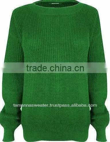 LADIES CHUNKY KNITTED OVERSIZE SWEATERS