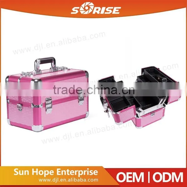 High Quality Lovely Aluminum Makeup Vanity Box With Lock photo-4