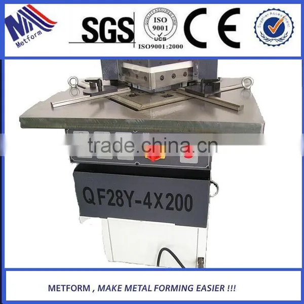 Hydraulic Notcher 4mm Mild Steel Cutting by Corner Notcher Machine Wholesale Price