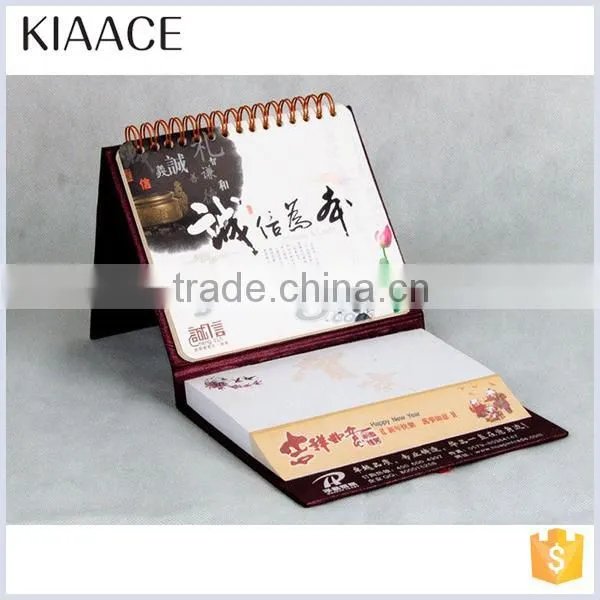 Art Design Promotional Desk Printing Paper Business Desk Calendar photo-6