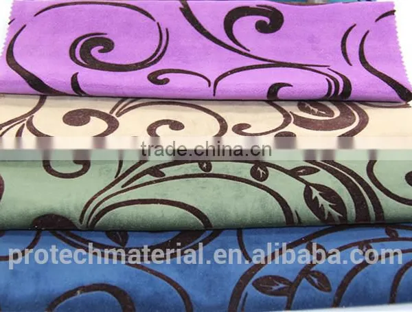 High Quality Sofa Fabic With Printing Flower photo-4
