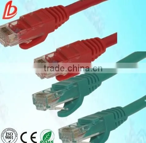High Speed 4 Pair RJ45 UTP Cat6/cat5 Patch Cords With 23AWG/24 AWG photo-2