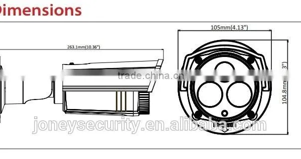 IP Camera Outdoor Hikvision 3 Megapixel Cameras Hikvision DS-2CD2232-i5 photo-6