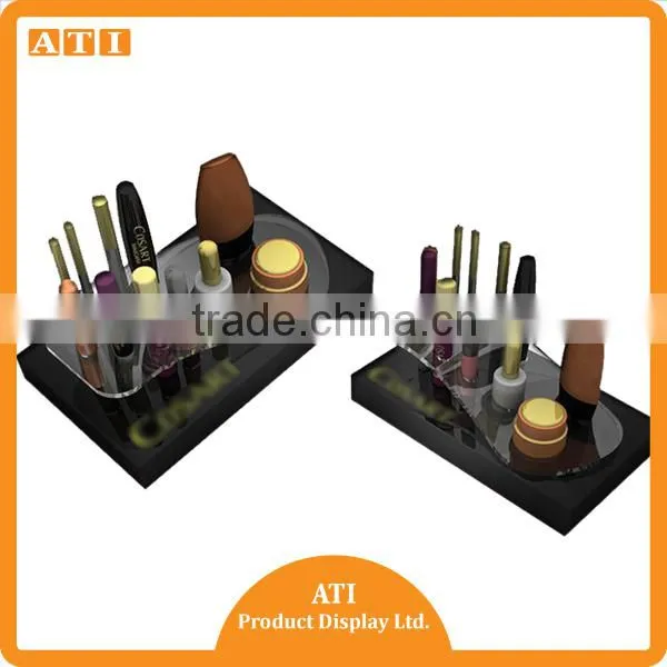 Hongkong Supplier Crystal Clear Multifuctional Acrylic Nail Polish Display Stand With Cheap Price photo-2