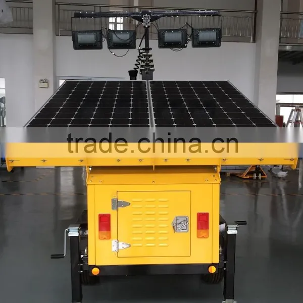 China Supplier Long Warranty Solar Power Light Tower