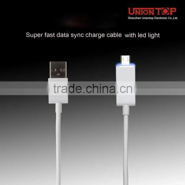 China Factory Price High Quality 1m Round Led Light Usb Cable for Android Phone photo-4