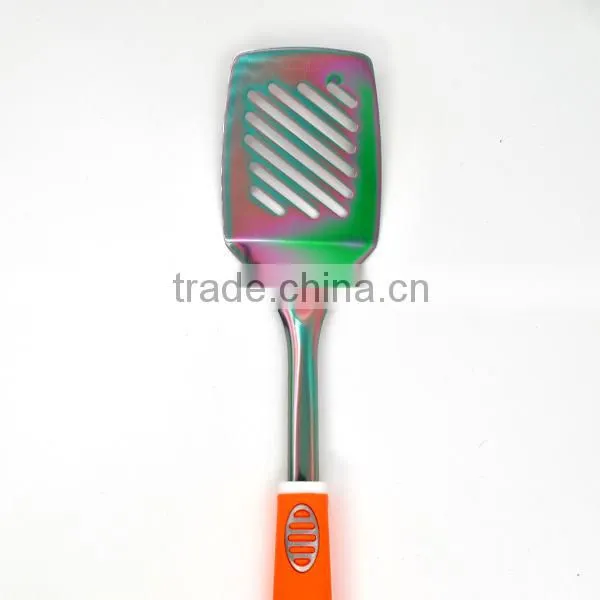 Non-stick TPR Handle Hot Sale Popular Titanize Kitchen Steak Bbq Shovel photo-3
