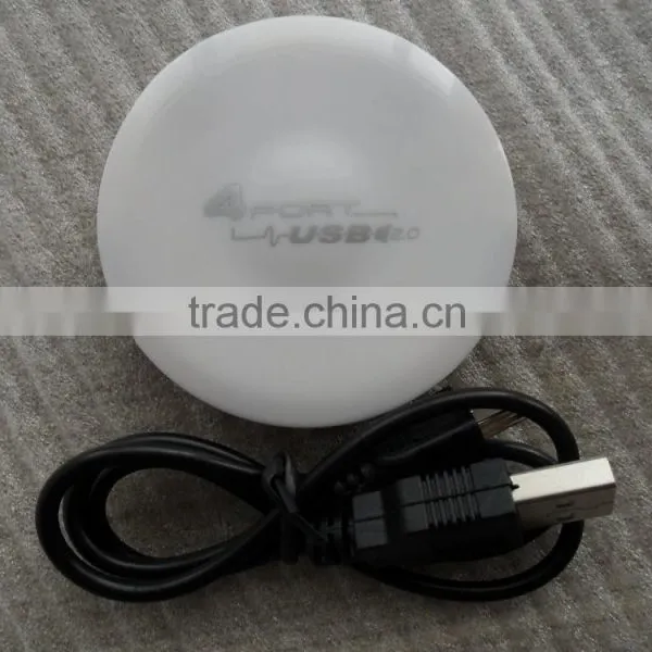 Hot Sell High Speed 4 Ports USB 2.0 Hub Portable Circular USB HUB photo-5