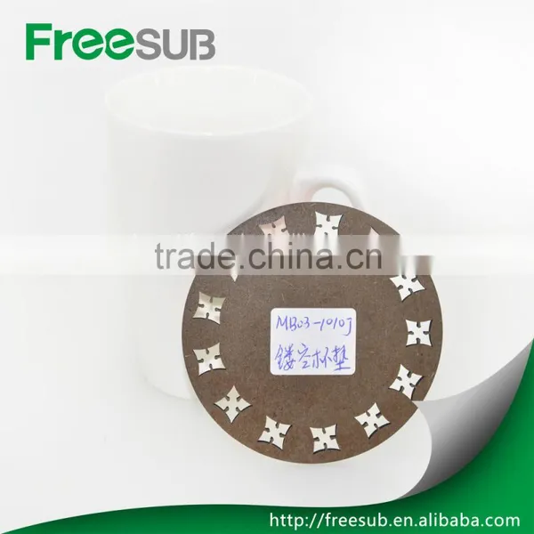 2016 Promotional Custom Engraving MDF Personalised Coaster Mdf Board Price photo-3