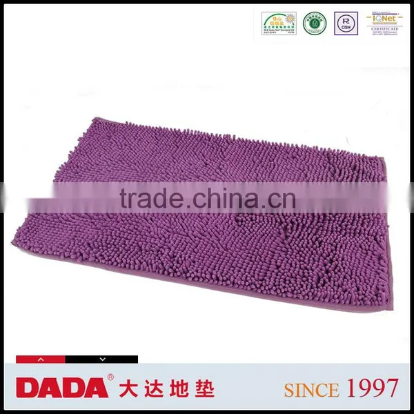 Modern Style Design Chenille no Hair Removal Bathroom Rug Anti Slip Mat Super Absorbent Carpet photo-5