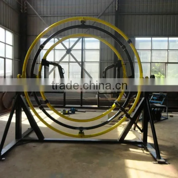 Kermis Human Gyroscope Trailer Mounted Small Amusement Rides photo-2