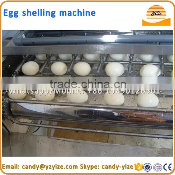 Boiled Quail Eggs Shell Breaking Machine , Cooked Quail Chicken Egg Shelling Machine