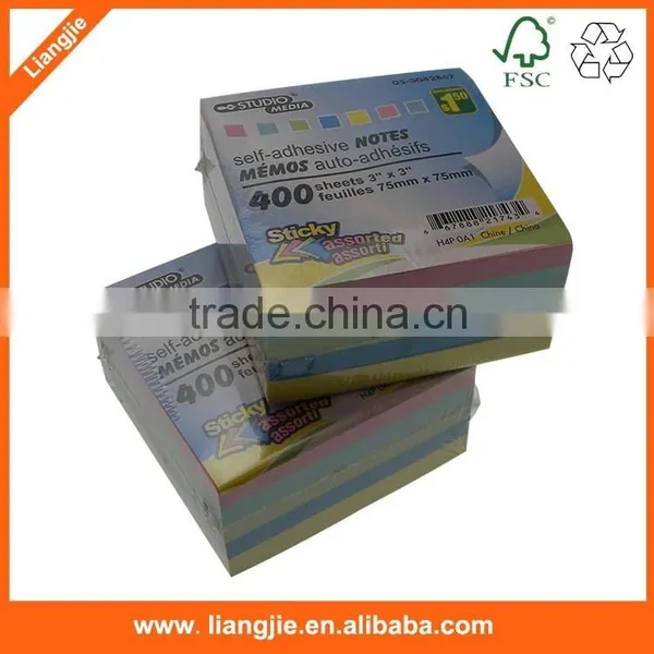 Die Cut Neon Self Adhesive Paper Cube,sticky Note Block photo-4