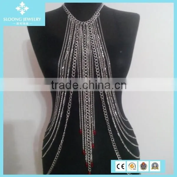 Wholesale Turkish Silver Body Chain Necklace Jewelry photo-3