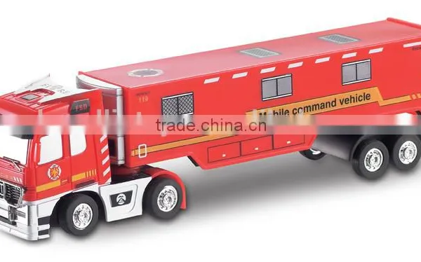 4 Channel 1:87 Remote Control Fire Truck,electric Fire Engine Car photo-2