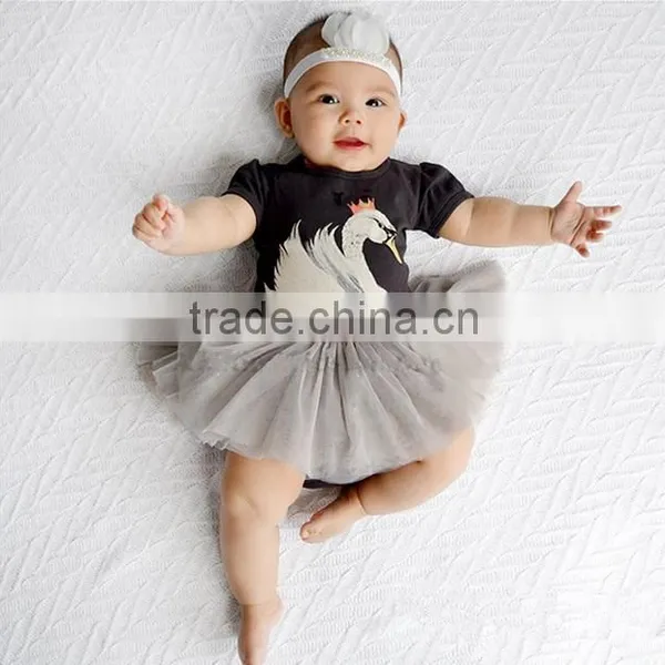 Baby Girl Lace Flower Princess Birthday Dress photo-2