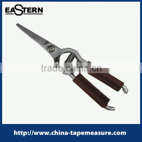 Real Leather Handle Pruning Shear