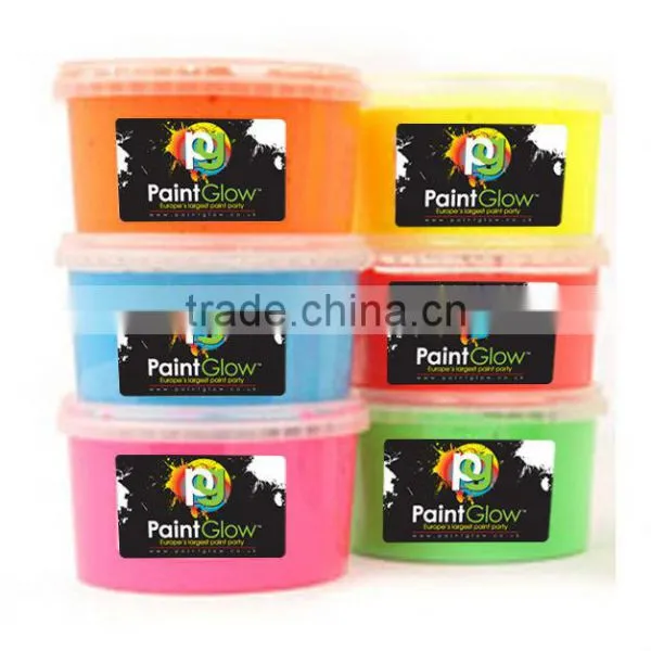 Paint Party Paint - UV, Neon, Fluorcent 2kg Paint Party Powder for Paint Parties