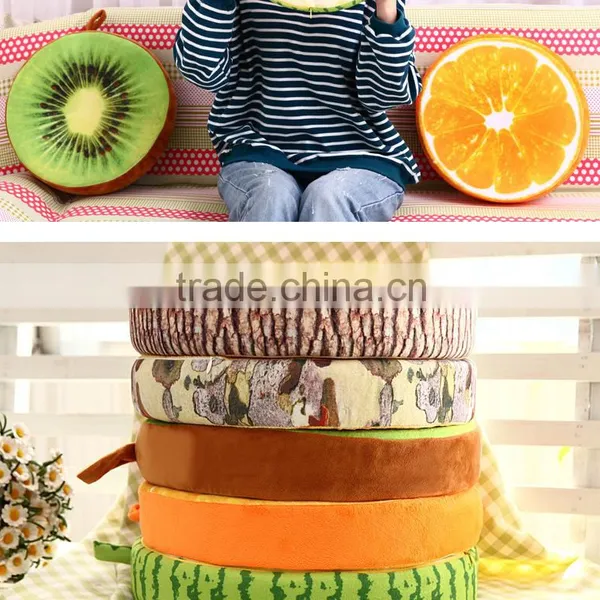 Creative 3D Fruit Cushion for Leaning on Decorative Throw Pillow ,plush Toys photo-2