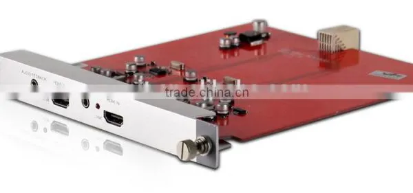 72x72 Seamless 10 Inch AV Remote Controller , Multi-format HDMI Card Matrix Switcher photo-3