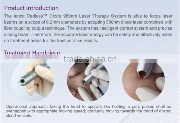 China Top Ten Selling Products Vascular Vein Removal / Varicose Veins Laser Treatment Machine photo-4
