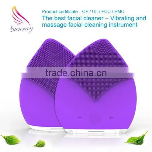 Portable Cosmetic Cleaning Brush Sonic Facial Cleanser photo-2