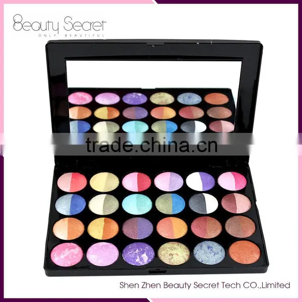 2016 Top Quality 24 Color Pearl Powder Private Label Eyeshadow Palette Cosmetic Set Kit photo-5