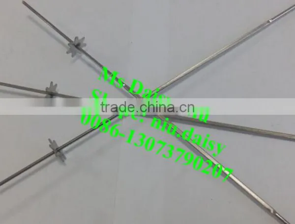 Stainless Steel Skewers/BBQ Skewers/charcoal BBQ Skewers With Gear photo-4