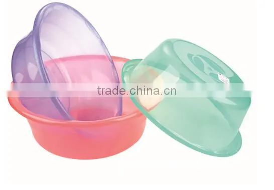 Red pp Multifunctional Portable Round Plastic Basin Wholesale photo-3