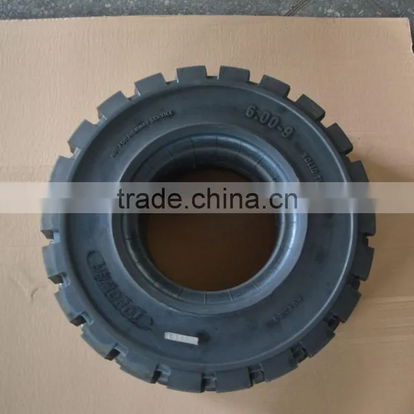 Forklif Tire Solid Tire 6.00-9, Pneumatic Shaped Solid Tire 6.00-9 for Hyster photo-2
