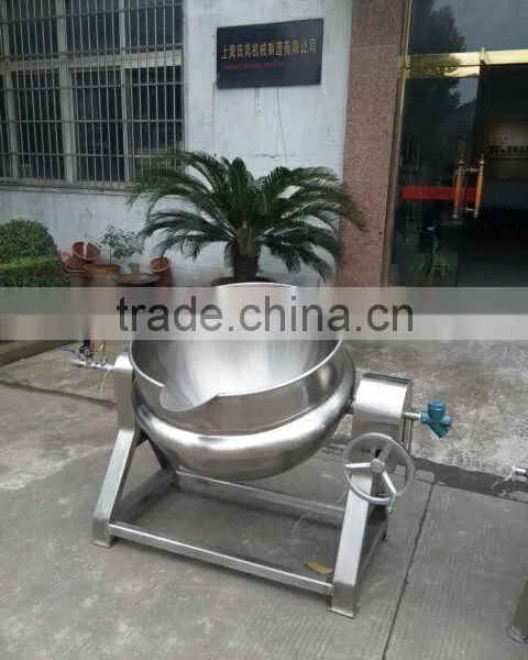 Industrial Full Stainless Steel Steam Jacket Kettle for Milk and Slurry photo-3
