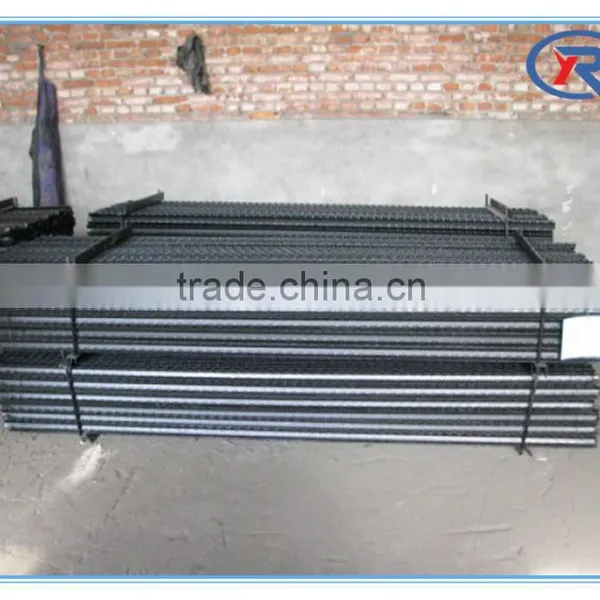 Black Painted Iron Fence Section photo-5