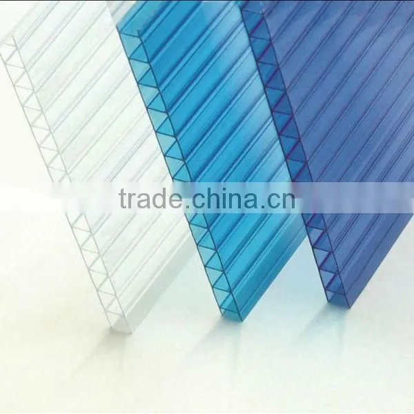 4-18mm UV-protection Red Polycarbonate Hollow Sheet photo-4