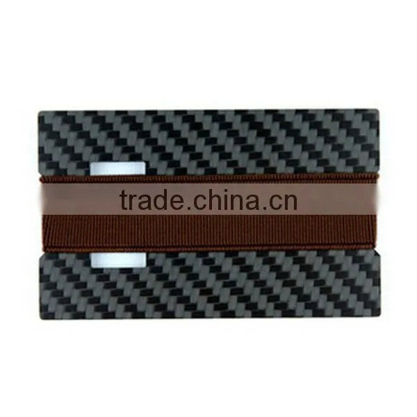 Real Carbon Fiber Minimalist Wallet Money Clip photo-2