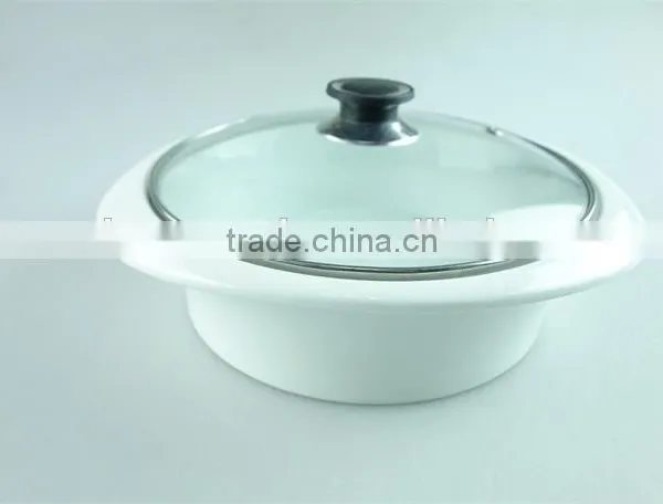 Stock Ceramic Soup Tureen With Glass Lid/cover With Cheap Price photo-4