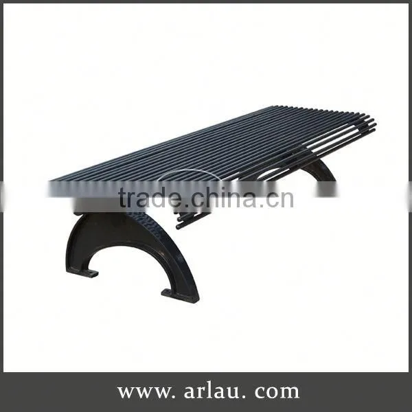 Arlau Cast Aluminum Patio Furniture Polished,Red Metal Outdoor Bench,Metal Mesh Chair Outdoor