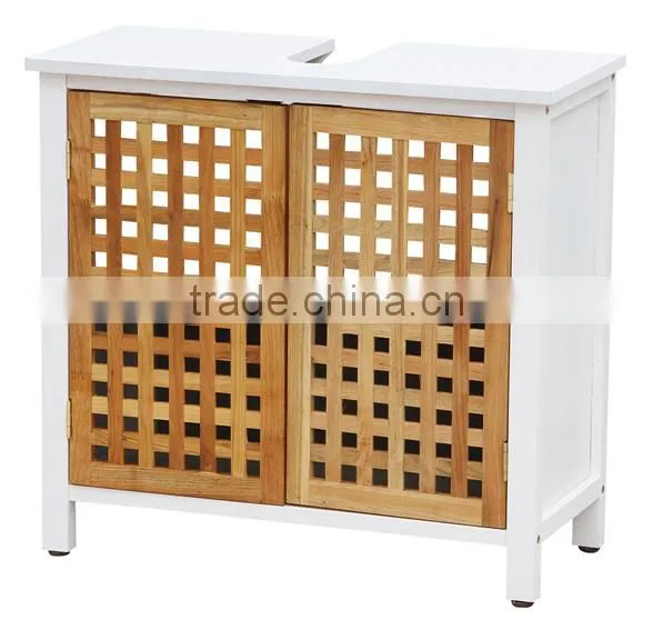 European Style Wooden Grid Series Product Wooden Laundry Basket photo-4