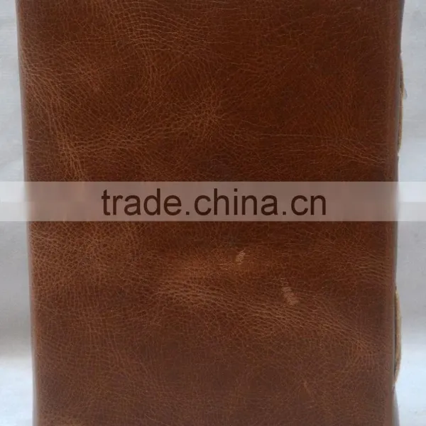 Handmade Vintage Brown Soft Leather Journal With Clasp photo-2