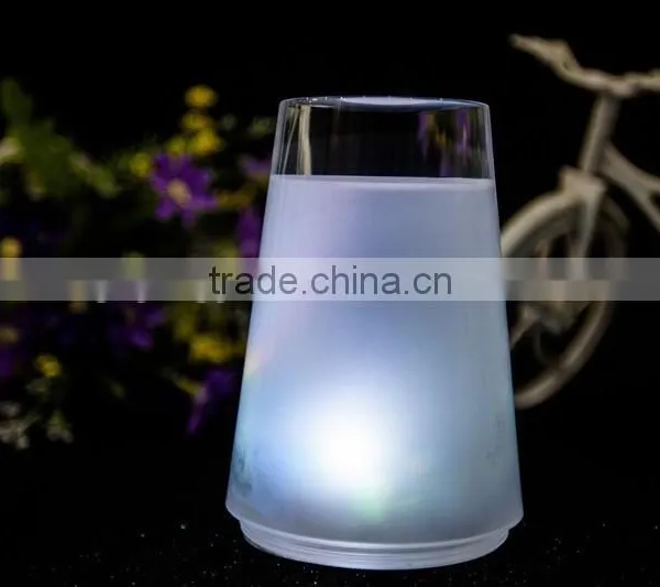 Clear Acrylic LED Night Light Bar Table Lamp Decorations for 2015 photo-2