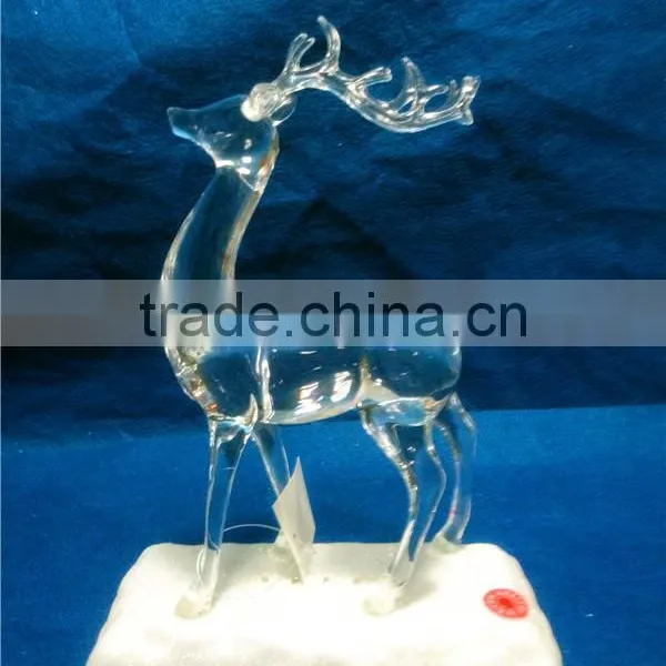 Christmas Decorations With LED Acrylic Reindeer Ornaments photo-2
