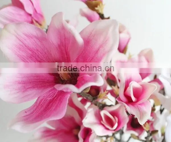 Superior Quality Artificial Magnolia Flowers Decorative Magnolia Flowers for Decoration photo-2