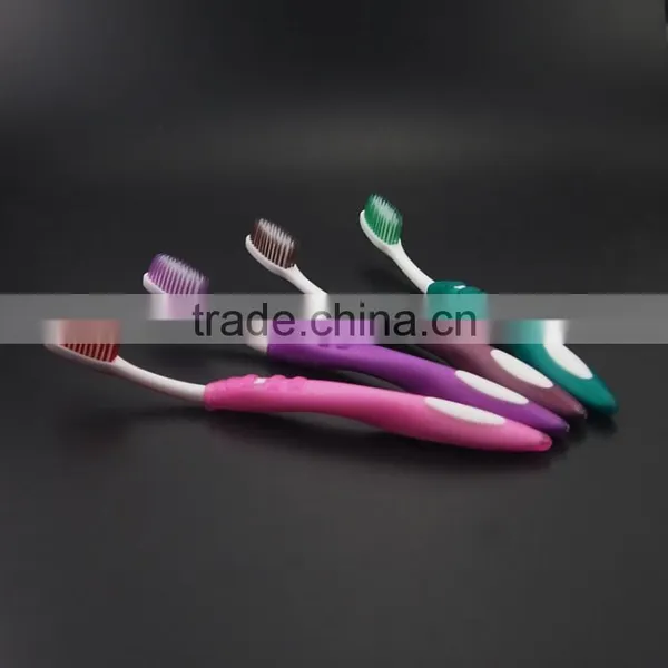 Soft Slip-resistance Handle High Quality Artificial Toothbrush Made in Factory Oem Adult Teeth Whitening Toothbrush photo-2
