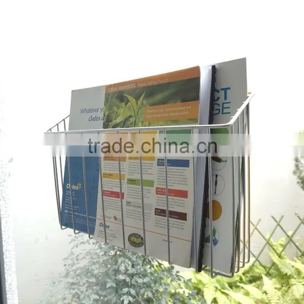 Reuseable and Removeable Wall Mounted Magazine Rack photo-3