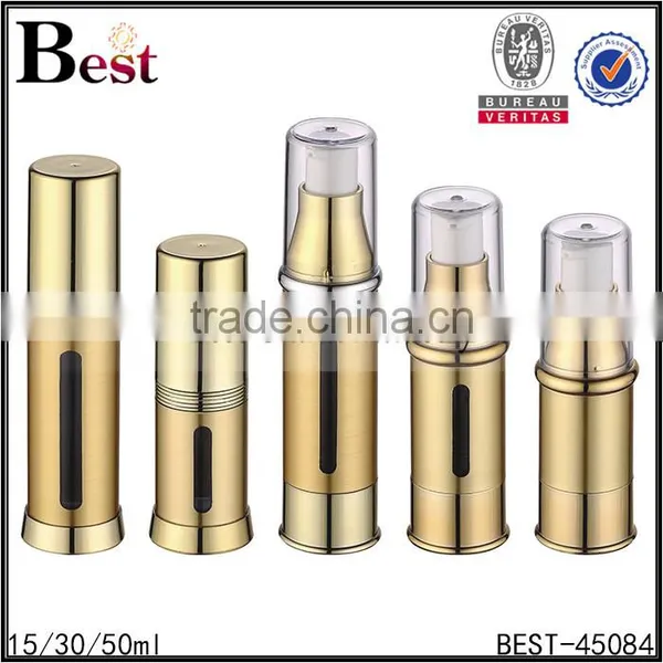 15ml 30ml 50ml Black Plastic Cosmetic Airless Pump Bottle Pet Bottles Cosmetic Airless Pump Bottle photo-6